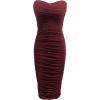 image:imageDress The Population Womens Heather Bodycon Midi DressBurgundy