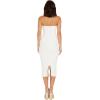 image:imageDress The Population Womens Heather Bodycon Midi DressWhite