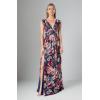 image:imageDress The Population Womens Jaclyn Fit and Flare Maxi DressSpecial Occasion DressNavy Multi
