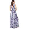 image:imageDress The Population Womens Jaclyn Fit and Flare Maxi DressSpecial Occasion DressViolet Multi
