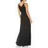 image:imageDress The Population Womens Parker Fit and Flare Maxi DressSpecial Occasion DressBlack