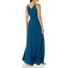 image:imageDress The Population Womens Parker Fit and Flare Maxi DressSpecial Occasion DressPeacock Blue