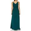 image:imageDress The Population Womens Parker Fit and Flare Maxi DressSpecial Occasion DressPine