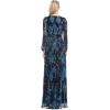 image:imageDress The Population Womens Pauline Sheath Maxi DressTurquoise Multi
