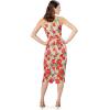 image:imageDress the Population Womens Aurora Bodycon Midi DressRouge Multi
