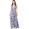 image:imageDress The Population Womens Jaclyn Fit and Flare Maxi DressSpecial Occasion DressViolet Multi