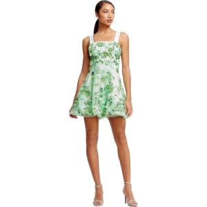 image:imageDress the Population Womens Aurelia Fit and Flare Mini DressSage Multi