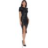 image:imageDress The Population Womens Natasha Bodycon Midi DressSpecial Occasion DressBlack