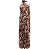 image:imageDress The Population Womens Olivia Mermaid Maxi DressMocha Multi