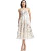 image:imageDress The Population Womens Kailyn Fit and Flare Midi DressBlush Multi