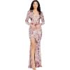 image:imageDress the Population Womens Alessandra Mermaid Maxi DressRose Multi