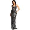 image:imageDress the Population Womens Priscilla Sheath Maxi DressGunmetal