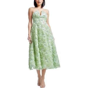 image:imageDress The Population Womens Briella Fit and Flare Midi DressSage