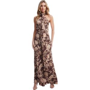 image:imageDress The Population Womens Olivia Mermaid Maxi DressMocha Multi