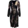 image:imageDress The Population Womens Holly Fit and Flare Midi DressBlack Multi