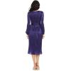 image:imageDress The Population Womens Holly Fit and Flare Midi DressDeep Plum