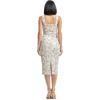 image:imageDress The Population Womens Nicole Bodycon Mini DressCream Multi