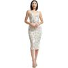 image:imageDress The Population Womens Nicole Bodycon Mini DressCream Multi