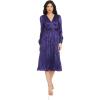 image:imageDress The Population Womens Holly Fit and Flare Midi DressDeep Plum