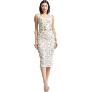 image:imageDress The Population Womens Nicole Bodycon Mini DressCream Multi