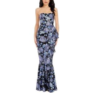 image:imageDress the Population Paris Dress  Dusty Rose Multi  Formal Event GownRoyal Blue M