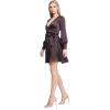 image:imageDress The Population Womens Darla Fit and Flare Mini DressMocha