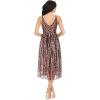 image:imageDress The Population Womens Haley Fit and Flare Midi DressRaspberry Multi
