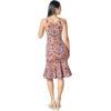 image:imageDress The Population Womens Isabelle Midi DressBurgundy Multi