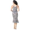 image:imageDress The Population Womens Isabelle Midi DressNavyNude