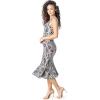 image:imageDress The Population Womens Isabelle Midi DressNavyNude