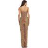 image:imageDress the Population Womens Andy Strapless Sequin Wide Leg JumpsuitCayenne
