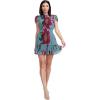image:imageDress The Population Womens Kenley Fit amp Flare Mini DressTurquoise Multi