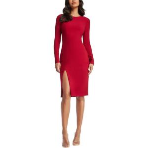 image:imageDress the Population Womens Nadia Bodycon Midi DressGarnet