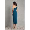 image:imageDress The Population Womens Magnolia Bodycon Midi DressPeacock Blue