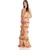 image:imageDress The Population Womens Siriana Bodycon Maxi DressAmber Multi