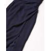 image:imageDress the Population Womens Jordan Plunging Drape Front Sleeveless Long Gown with SlitNavy