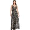 image:imageDress The Population Womens Ariyah Fit amp Flare Maxi DressBlack Multi