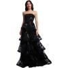 image:imageDress the Population Womens Willa Fit and Flare Maxi DressBlack Multi