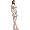 image:imageDress The Population Womens Shailene Bodycon Midi DressIvory Multi