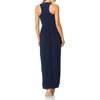 image:imageDress the Population Womens Ariel Sleeveless Plunging Long Gown Wrap Dress PlusMidnight Blue