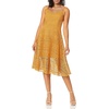 image:imageDress the Population Womens Brenna Sleeveless Lace Fit amp Flare Midi DressHoney
