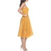 image:imageDress the Population Womens Brenna Sleeveless Lace Fit amp Flare Midi DressHoney