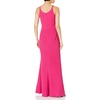 image:imageDress the Population Womens Iris Crepe Side Slit Gown Special Occasion Dress Raspberry Medium US