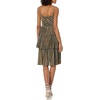 image:imageDress the Population Womens Kathy Fit amp Flare Tiered Midi DressGold Multi