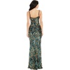 image:imageDress the Population Womens Tori Mermaid Maxi DressTeal Multi