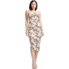 image:imageDress The Population Womens Shailene Bodycon Midi DressIvory Multi