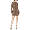 image:imageDress the Population Womens DahliaTaupe Leopard