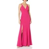 image:imageDress the Population Womens Iris Crepe Side Slit Gown Special Occasion Dress Raspberry Medium US