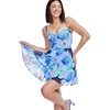 image:imageDress The Population Womens Marlow Fit amp Flare Mini DressNavy Multi