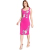image:imageDress The Population Womens Nicole Bodycon Midi DressSpecial Occasion DressBright Fuch Multi